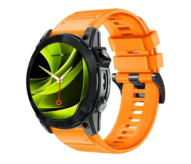 Mobile Origin Easy Strap Silicone Watch 22mm Orange - 1502784 - zdjęcie